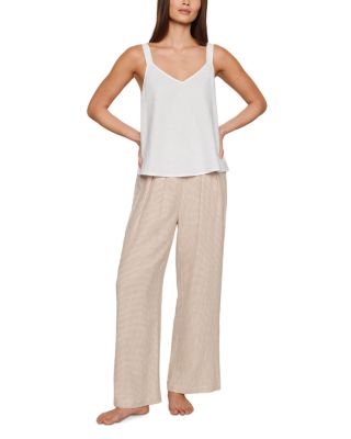 Linen Blend Relaxed Pajama Pants