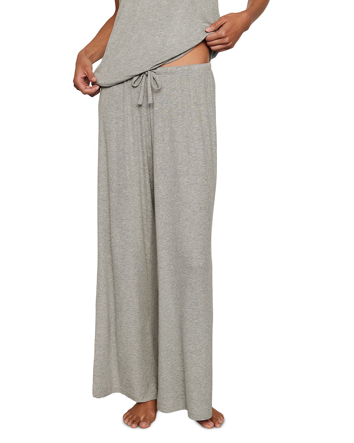 Eberjey Dream Ribbed Wide Leg Pants