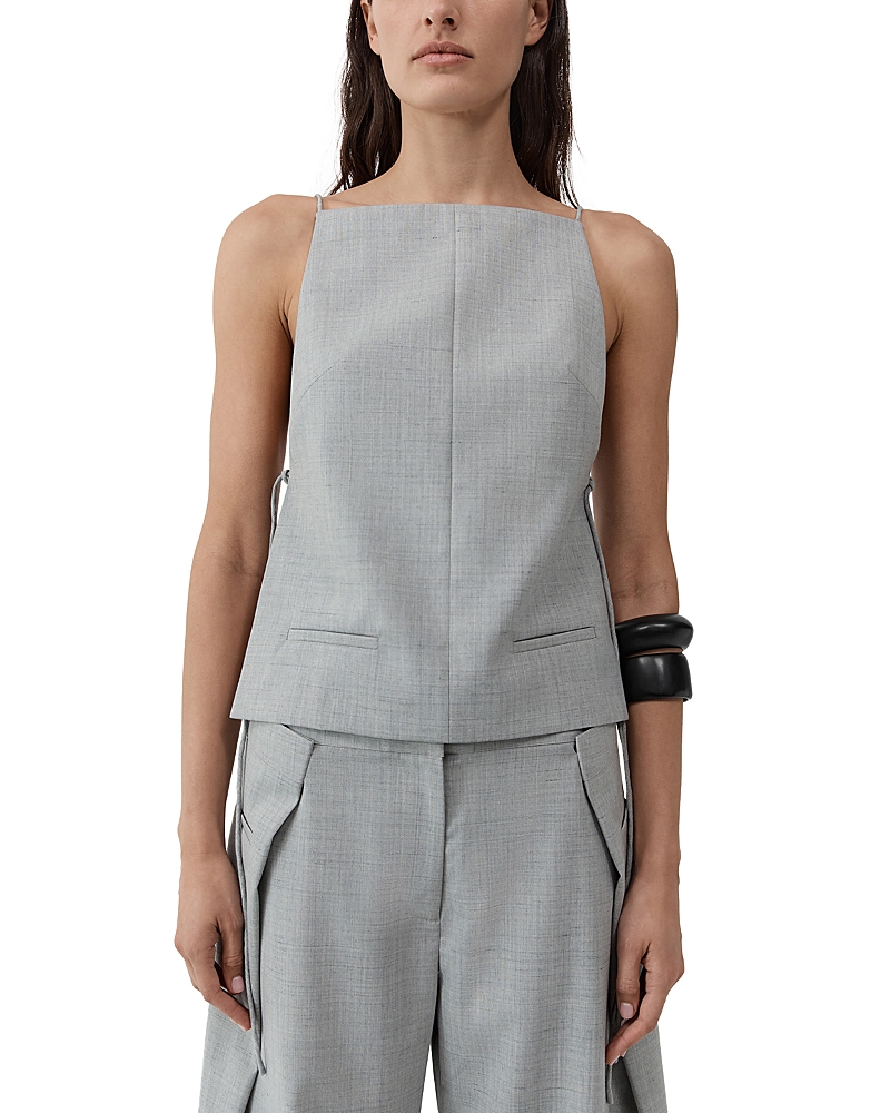St. Agni Square Neck Side Tie Top