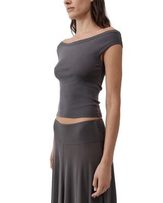 Fine Jersey Asymmetric Top