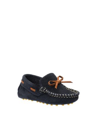 Contrasting Stitching Driver Loafer - Little Kid