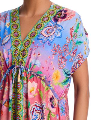 V Neck Kaftan Dress Cover Up