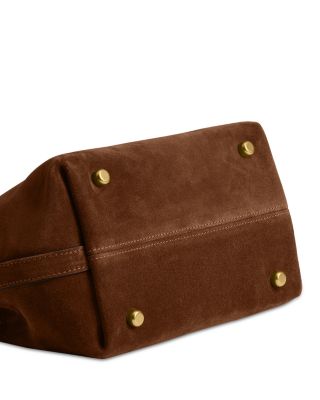 COACH Soft Empire 21 Suede Shoulder Bag | Bloomingdale's Handbags