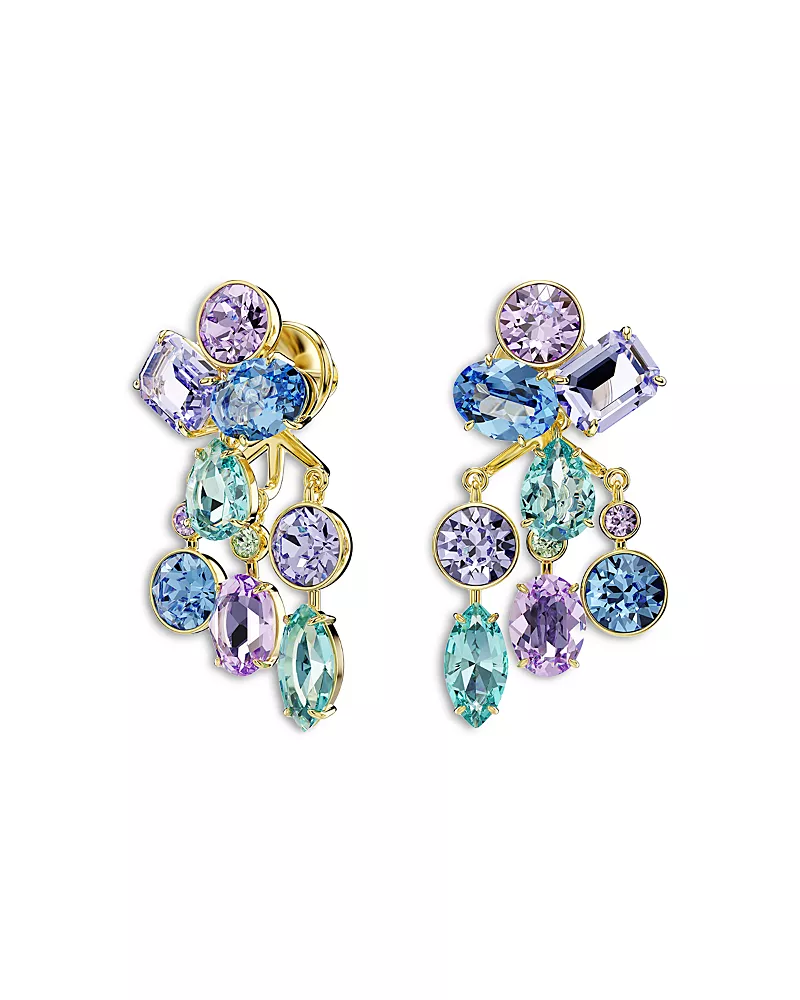 Swarovski Gema Mixed Crystal Jacket Earrings