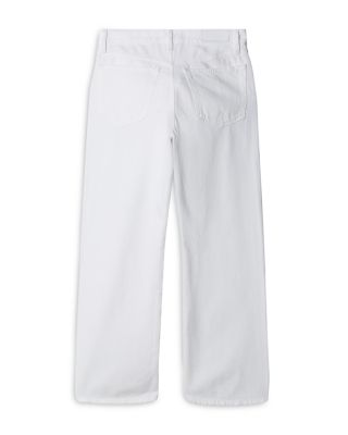 The Thrasher Mid Rise Loose Straight Jeans in Blanco