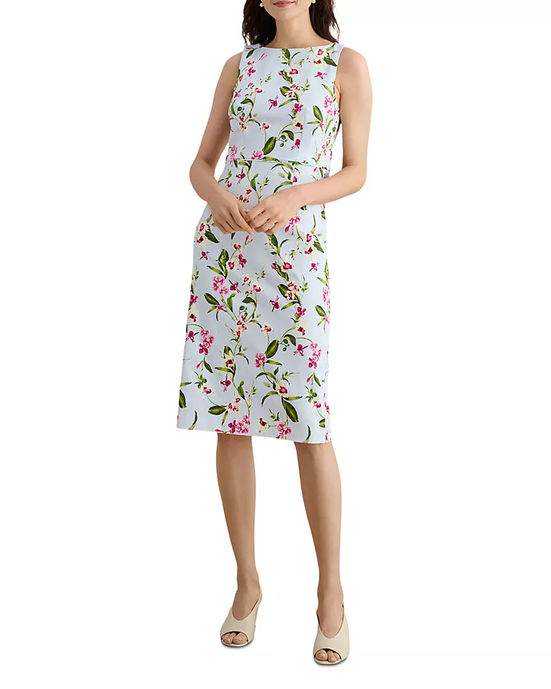Hobbs London Freda Floral Shift Dress