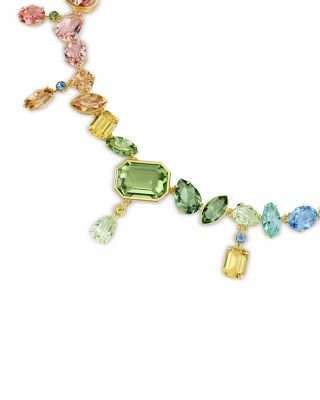 Gema Mixed Crystal All Around Collar Necklace, 14.87-17.75"