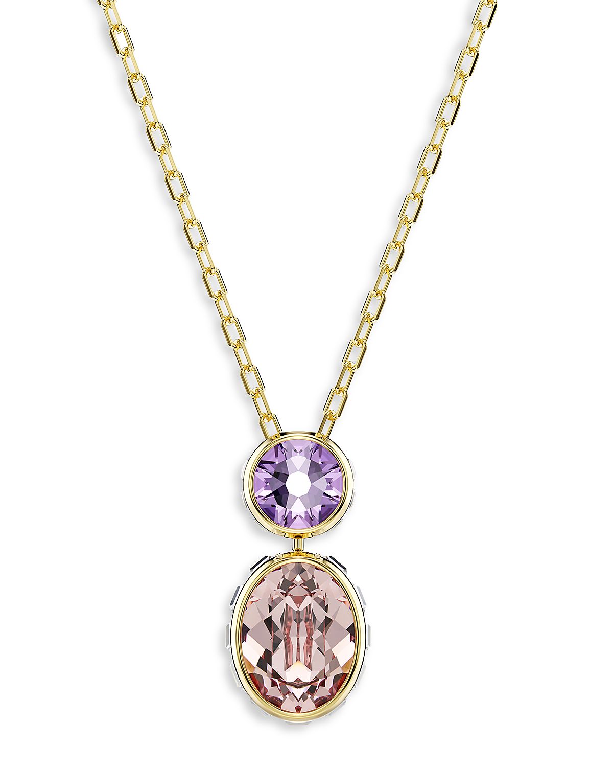 Swarovski Chroma Crystal Reversible Pendant Necklace, 14.87-17.75