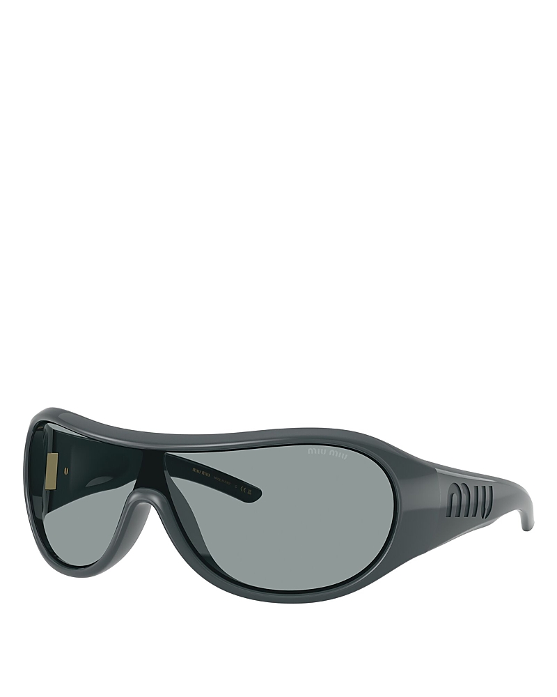 Miu Miu Wraparound Sunglasses, 133mm