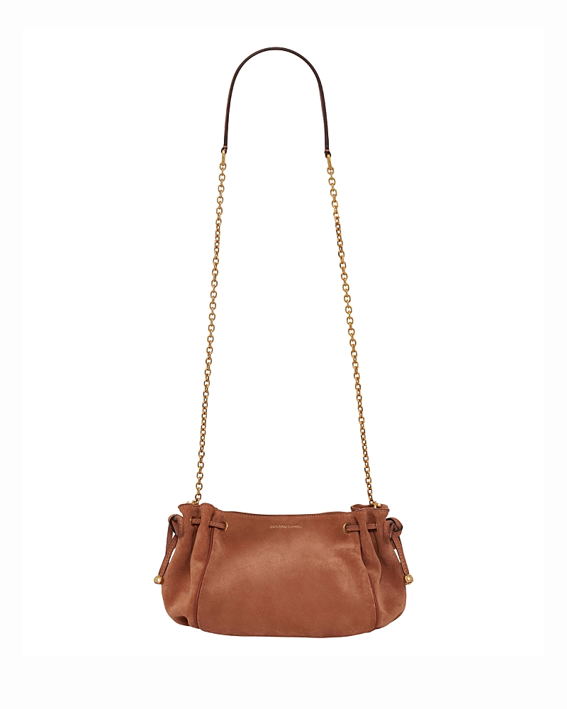 Gerard Darel Le Mini 24 Suede Crossbody