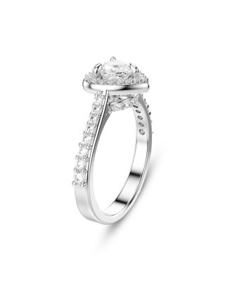 Una Crystal & Cubic Zirconia Heart Ring