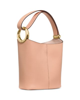 Halo Mini Leather Bucket Bag