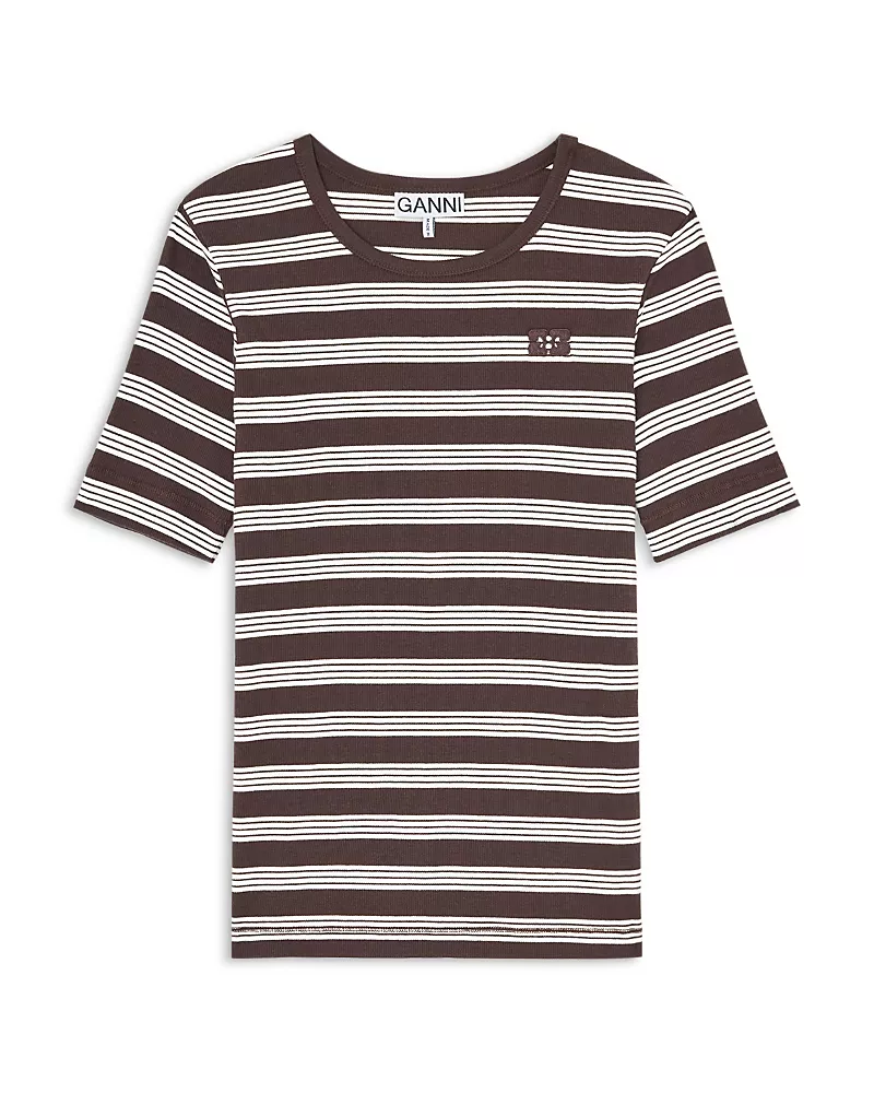 Ganni Striped Tee