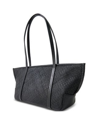 Bateau Slim Woven Leather Tote