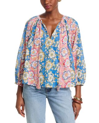Reese Blouson Sleeve Boho Top