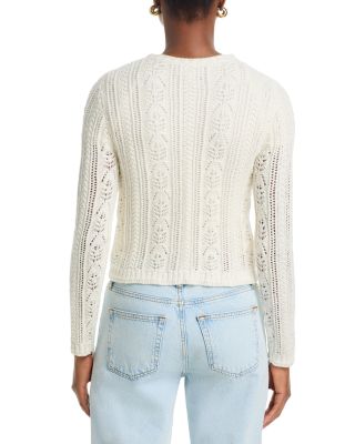 Daisy Long Sleeve Crewneck Cardigan