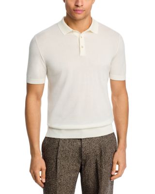 Silk Cotton Polo Shirt