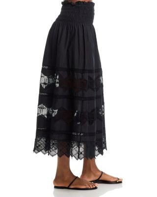 The Rosette Crochet Midi Skirt