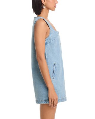 90's Denim Button Front Dress