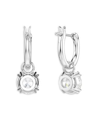 Stilla Crystal & Cubic Zirconia Charm Hoop Earrings
