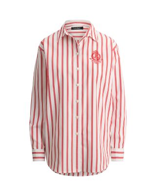 Relaxed Fit Striped Broadcloth Shirt
