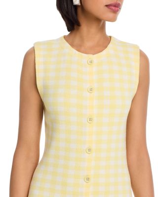 Ember Button Front Sleeveless Dress