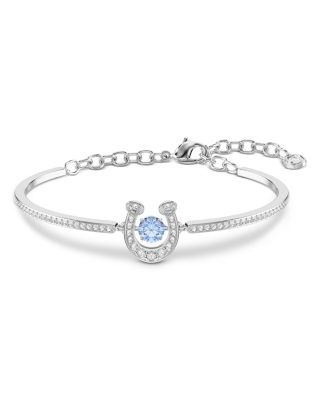 Symbolica Crystal & Cubic Zirconia Horseshoe Bangle Bracelet