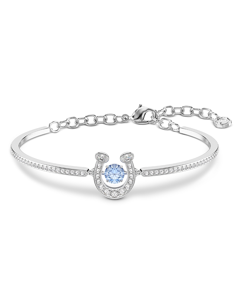 Swarovski Symbolica Crystal & Cubic Zirconia Horseshoe Bangle Bracelet · OS