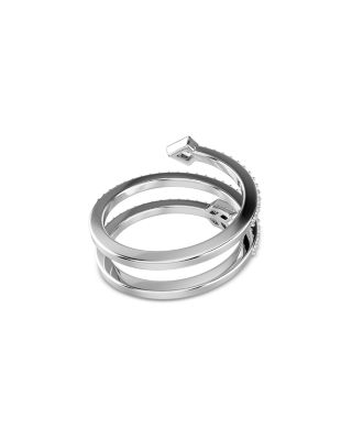 Idyllia Crystal & Cubic Zirconia Arrow Wrap Ring