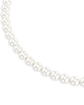 Matrix Crystal Imitation Pearl Necklace, 15.75"