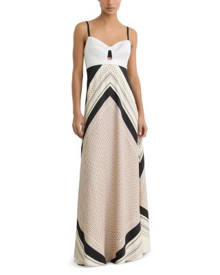 Myra Scarf Print Maxi Dress
