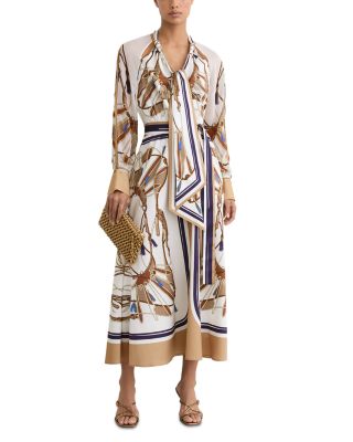 Petite Ellie Foulard Print Dress