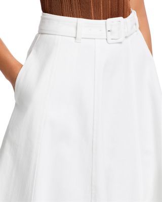 White Denim Zelda Skirt