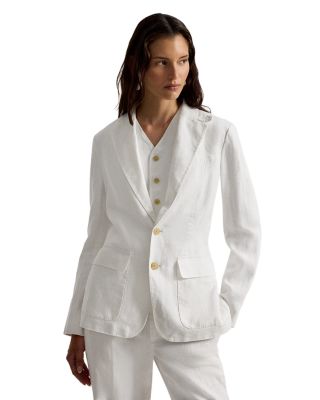 Single Breasted Linen Blazer