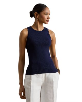 Rib Knit Sleeveless Sweater