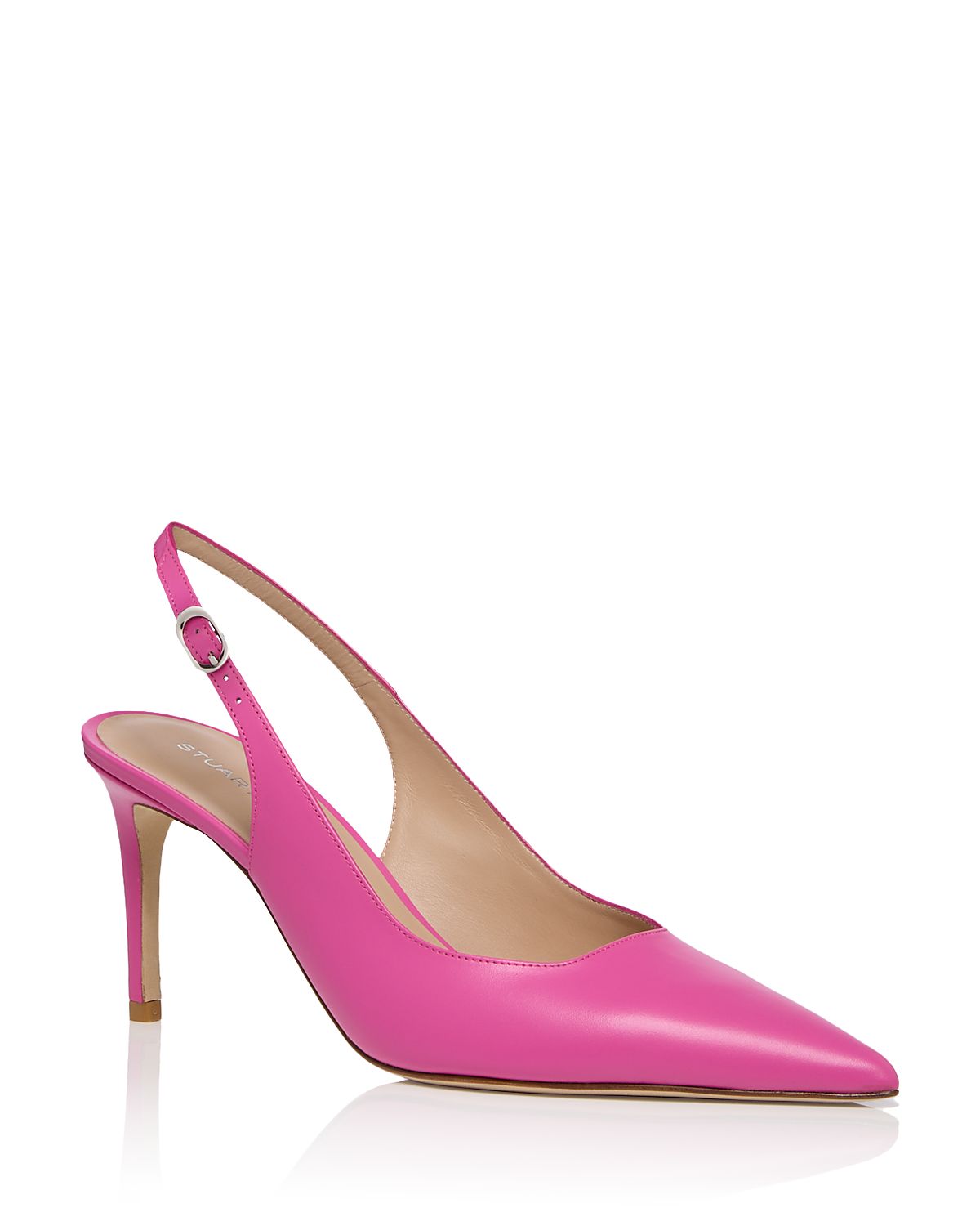 Stuart Weitzman Women's Power Leather Slingback Pumps