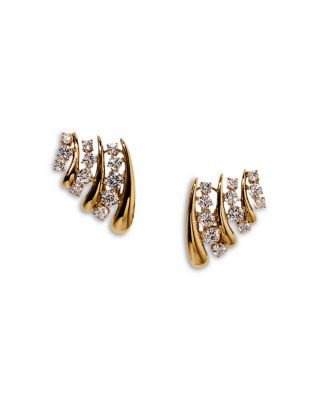 Phenom Multi J Hoop Earrings