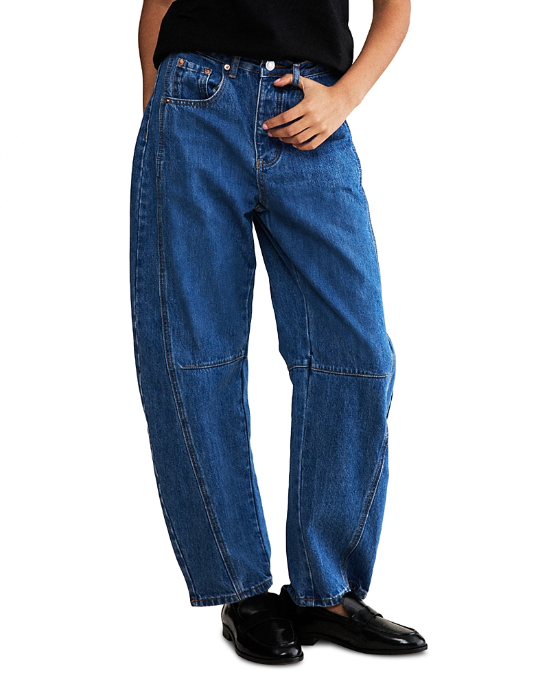 Parke The Horseshoe High Rise Jeans in Medium Wash