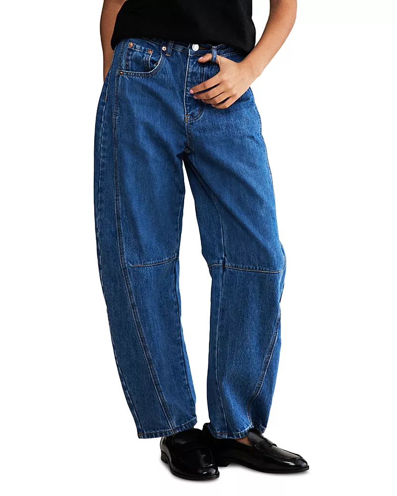 Parke The Horseshoe High Rise Jeans in Medium Wash
