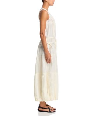 Soft Pleated Turn Up Dress