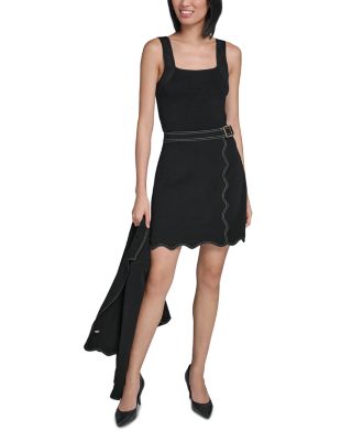 Scalloped Wrap Skirt