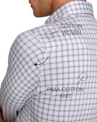 Slim Fit Check Reworked Dress Shirt