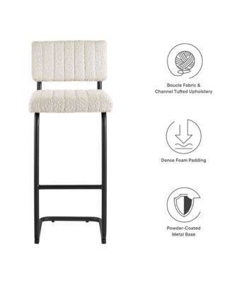 Parity Boucle Bar Stools, Set of 2