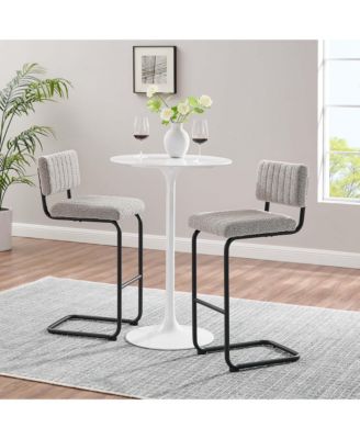 Parity Boucle Bar Stools, Set of 2