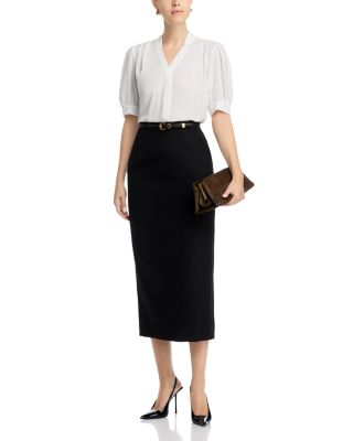 Short Sleeve V-Neck Top