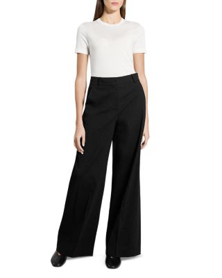 High Waist Wide Leg Trousers 