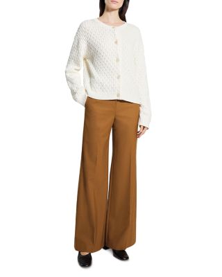 Textured Crewneck Cardigan