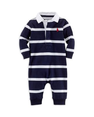 Boys' Rugby Stripe Coverall - Baby