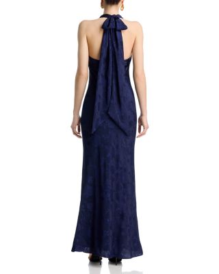 Jacquard Cowl Neck Dress - Exclusive