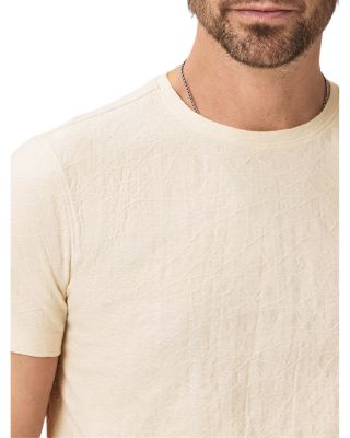 Rubin Crinkled Jacquard Short Sleeve Tee